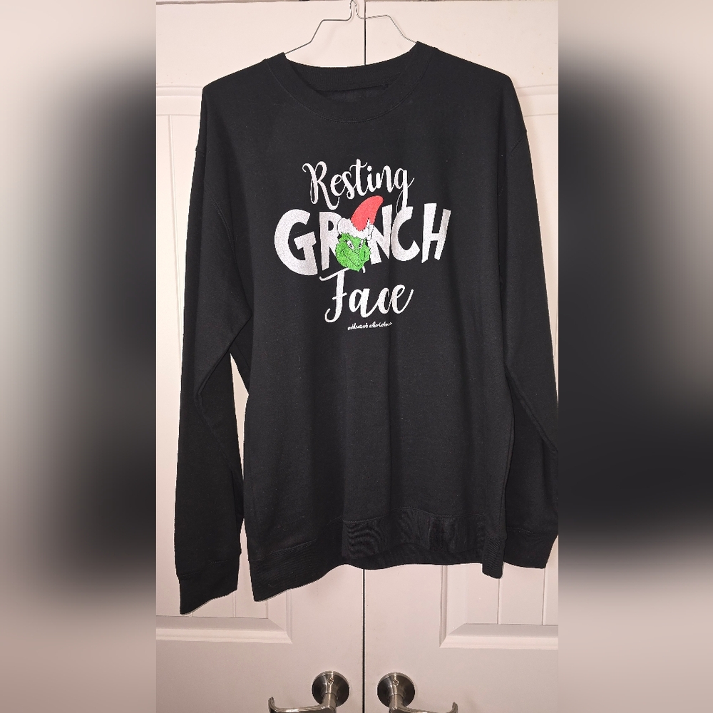 Resting Grinch Face Ugly Sweater